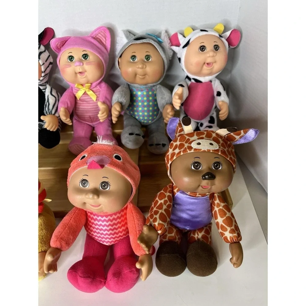 Cabbage Patch Kids Cutietown Zoo Friends lot of 7